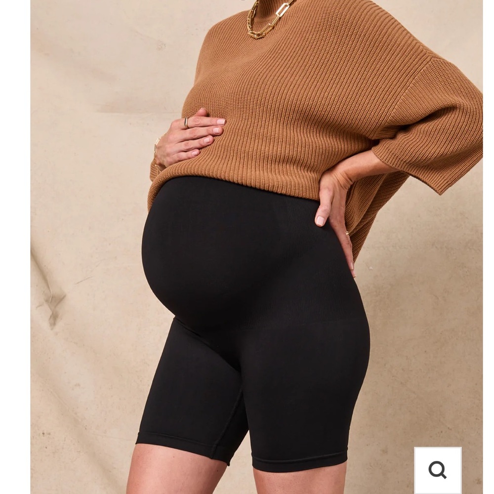 Blanqi maternity belly support bike shorts